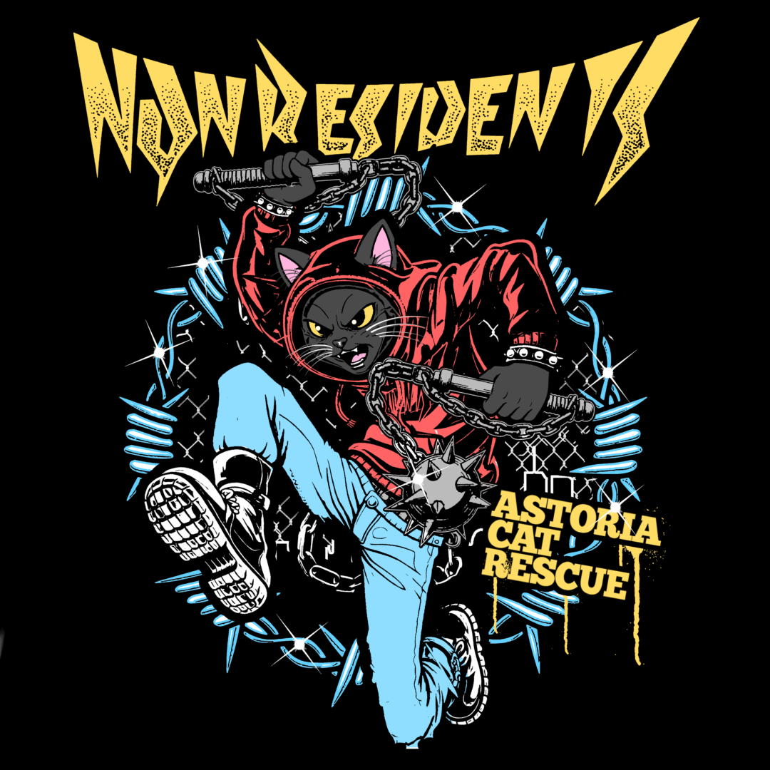 Astoria Cat Rescue Fundraiser T-Shirt (preorder)