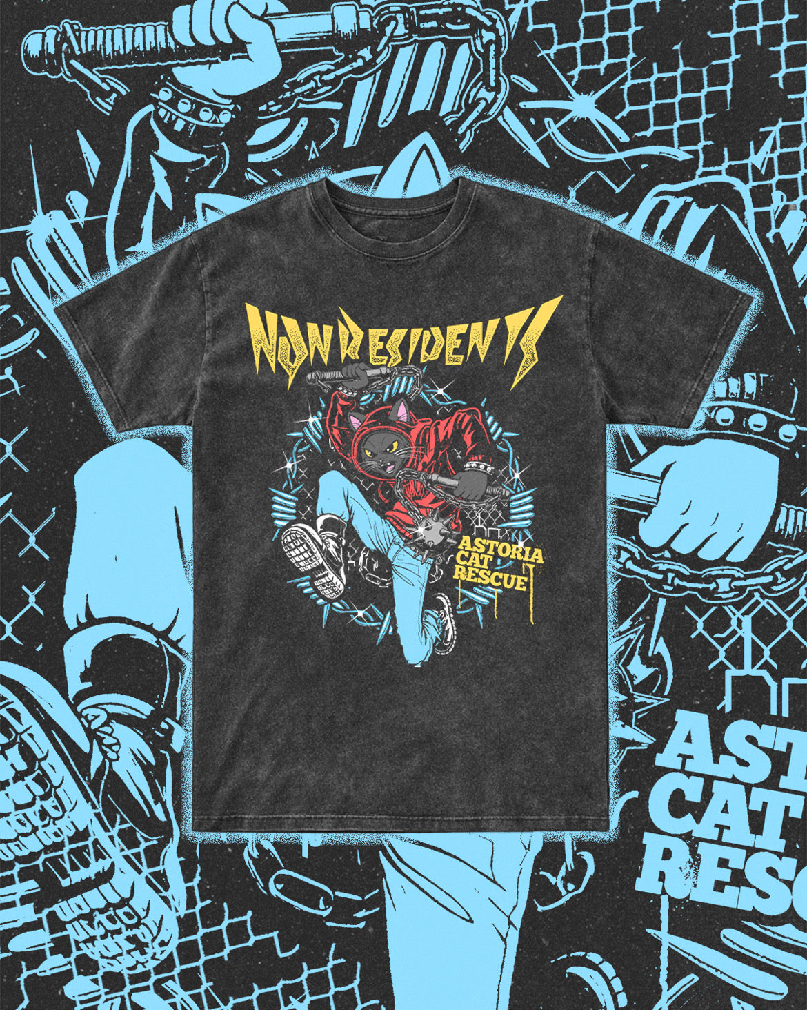 Astoria Cat Rescue Fundraiser T-Shirt (preorder)